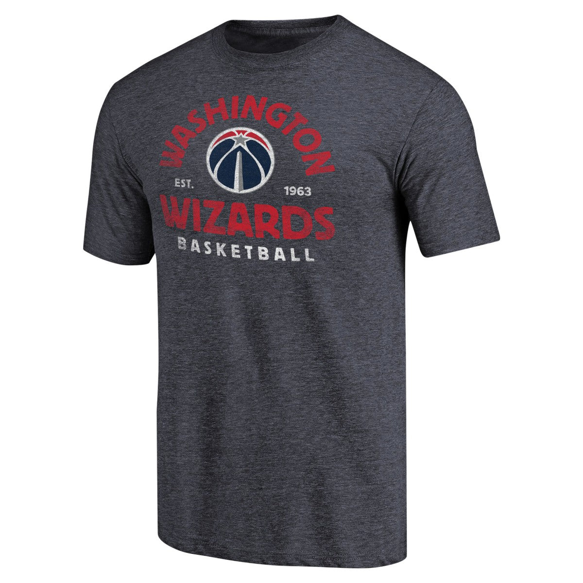 Navy Washington Wizards Vintage Arch Tri-Blend T-Shirt | NBA