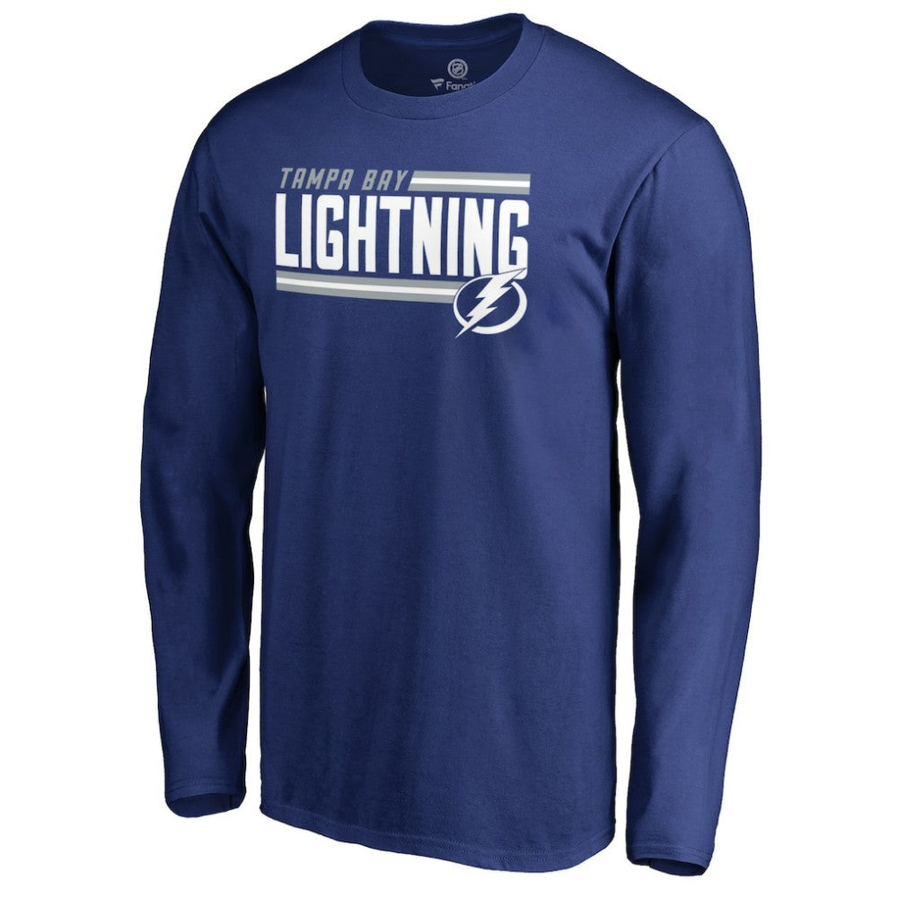 Tampa Bay Lightning Iconic Collection On Side Stripe Long Sleeve T-Shirt -  NHL T-shirts