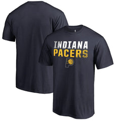 Navy Indiana Pacers Fade Out T-Shirt | NBA