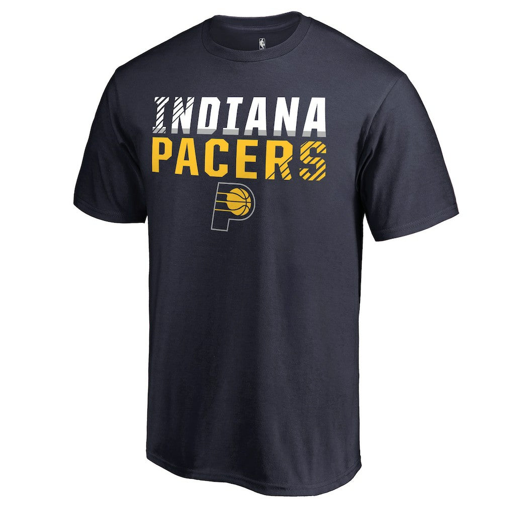 Navy Indiana Pacers Fade Out T-Shirt | NBA