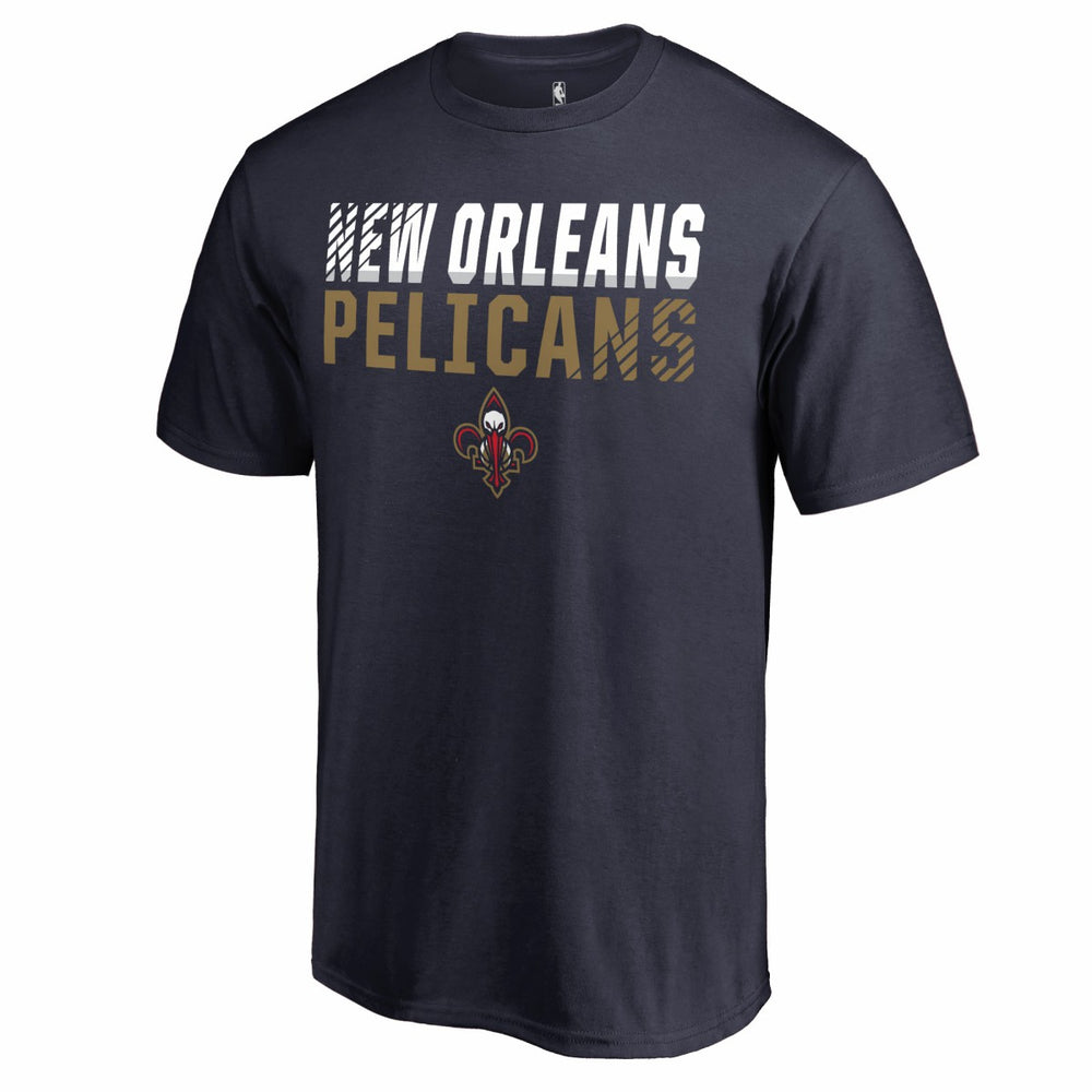 Navy New Orleans Pelicans Fade Out T-Shirt | NBA