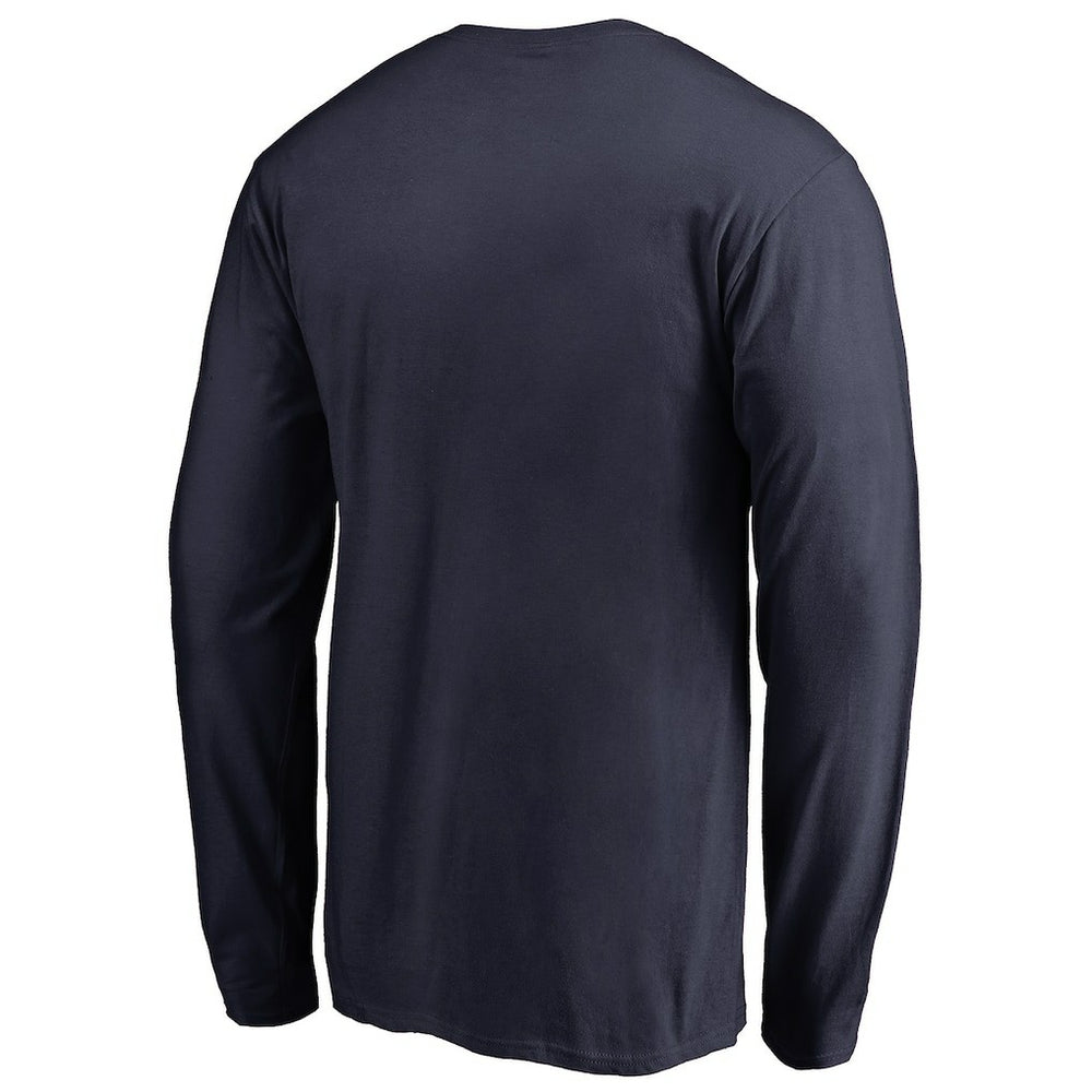 Navy Oklahoma City Thunder Onside Stripe Long Sleeve T-Shirt | NBA