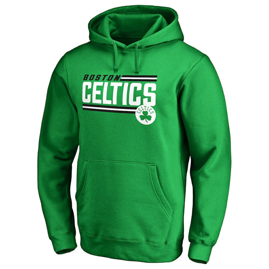 Kelly Green Boston Celtics Onside Stripe Pullover Hoodie | NBA