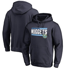 Navy Denver Nuggets Onside Stripe Pullover Hoodie sale | NBA