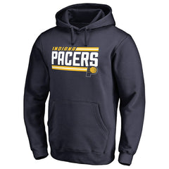 Navy Indiana Pacers Onside Stripe Pullover Hoodie | NBA