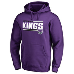 Purple Sacramento Kings Onside Stripe Pullover Hoodie | NBA