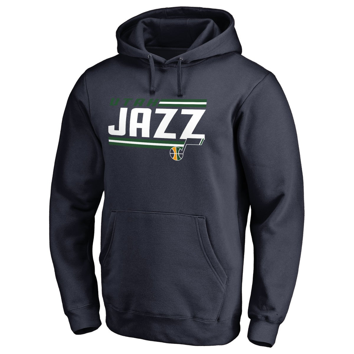 Navy Utah Jazz Onside Stripe Pullover Hoodie | NBA