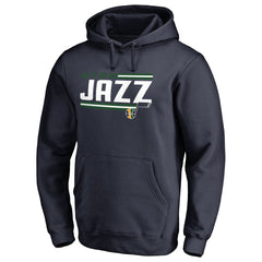 Navy Utah Jazz Onside Stripe Pullover Hoodie | NBA