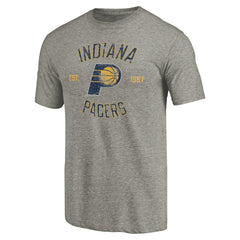 Gray Indiana Pacers Team Heritage Tri-Blend T-Shirt | NBA