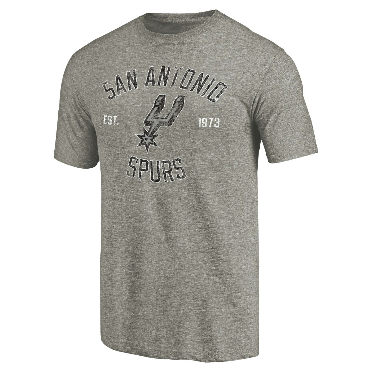 Gray San Antonio Spurs Team Heritage Tri-Blend T-Shirt | NBA