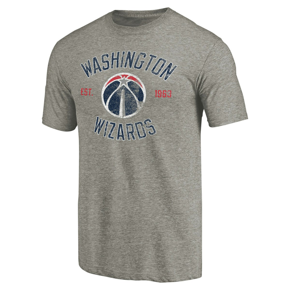 Gray Washington Wizards Team Heritage Tri-Blend T-Shirt | NBA