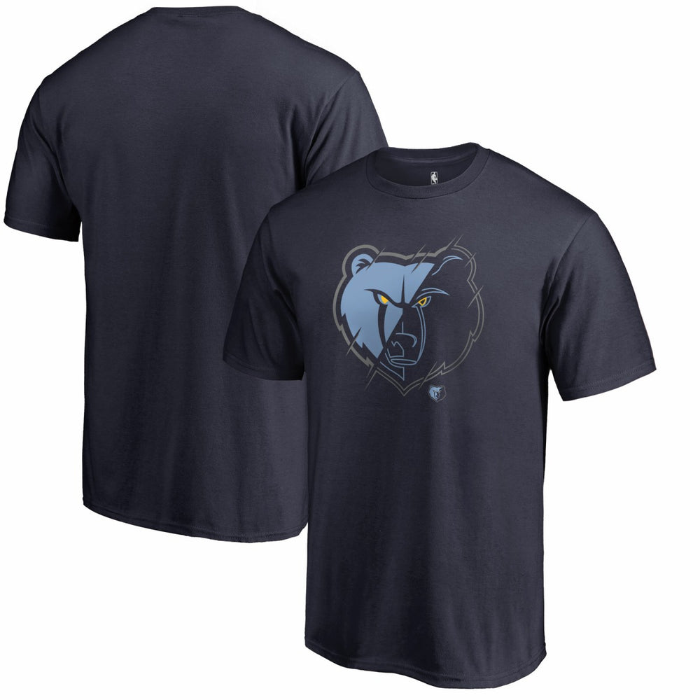 Navy Memphis Grizzlies X-Ray T-Shirt | NBA