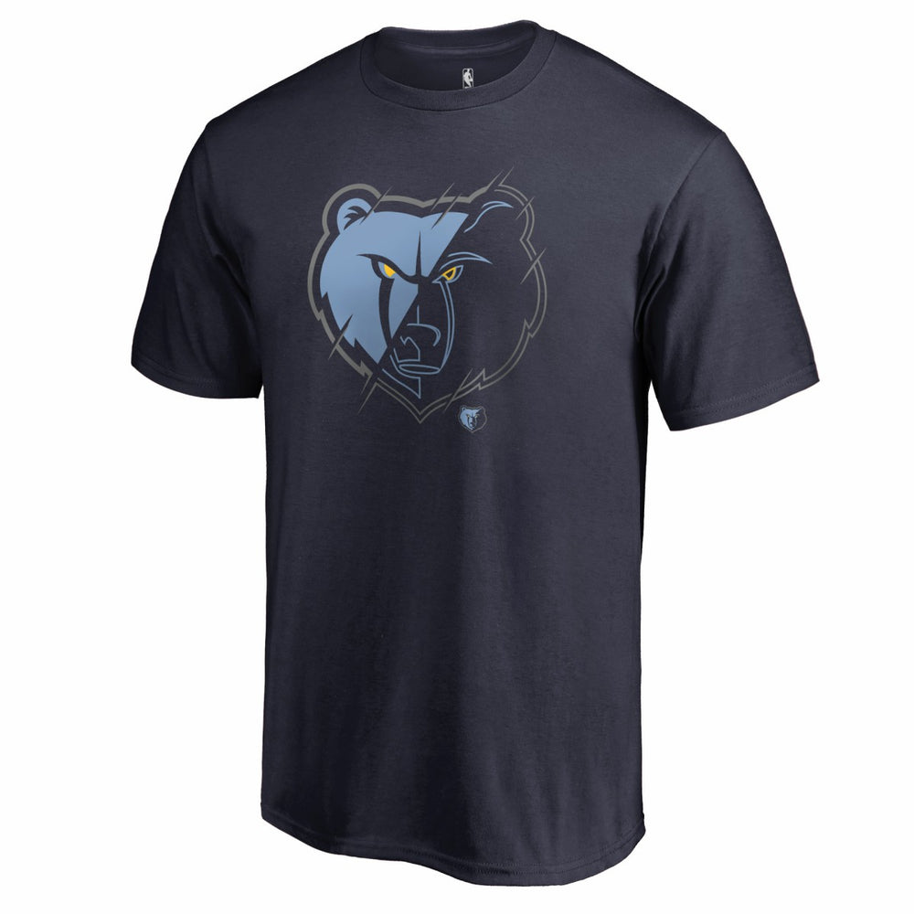 Navy Memphis Grizzlies X-Ray T-Shirt | NBA