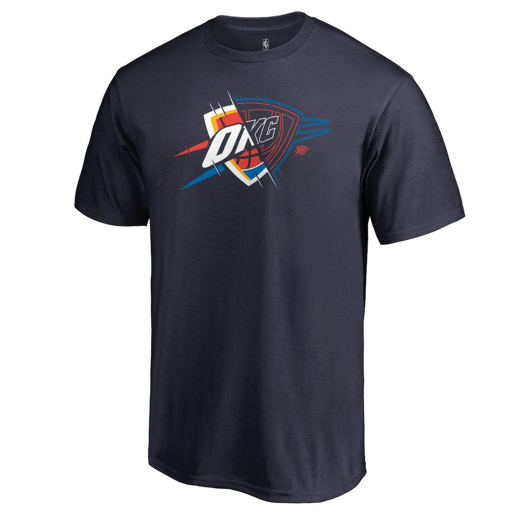 Navy Oklahoma City Thunder X-Ray T-Shirt | NBA