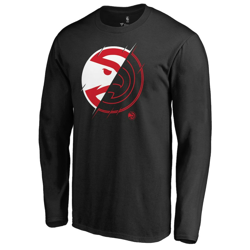 Black Atlanta Hawks X-Ray Long Sleeve T-Shirt | NBA