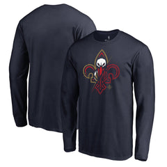Navy New Orleans Pelicans X-Ray Long Sleeve T-Shirt | NBA