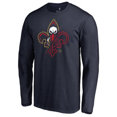 Navy New Orleans Pelicans X-Ray Long Sleeve T-Shirt | NBA