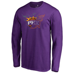 Purple Phoenix Suns X-Ray Long Sleeve T-Shirt | NBA