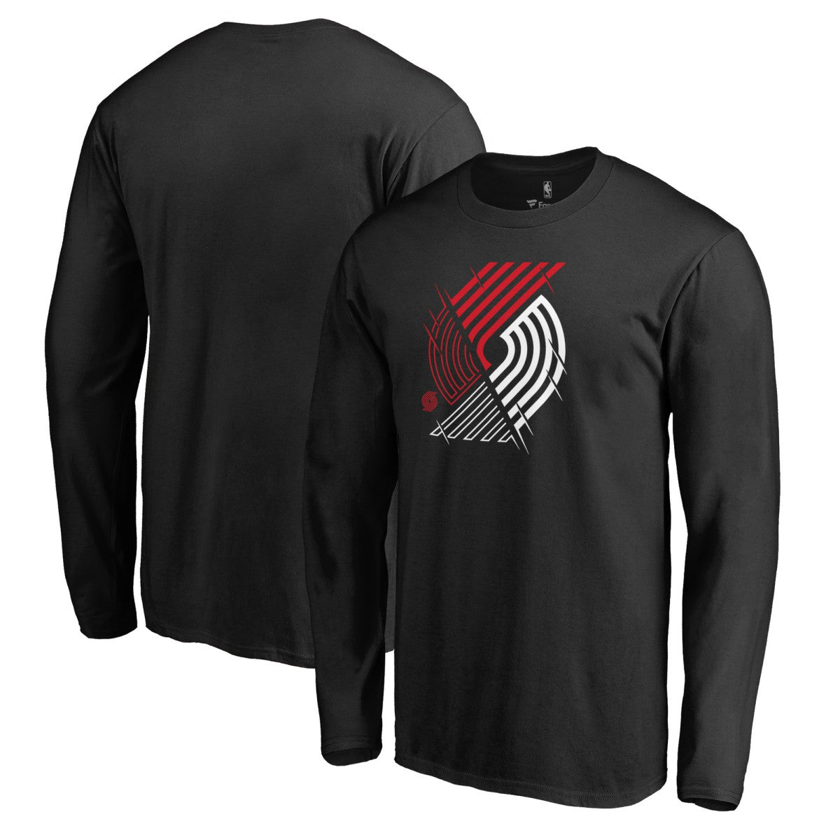 Black Portland Trail Blazers X-Ray Long Sleeve T-Shirt | NBA