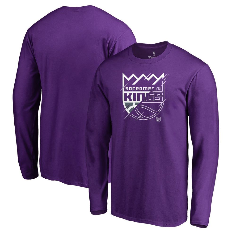 Purple Sacramento Kings X-Ray Long Sleeve T-Shirt | NBA