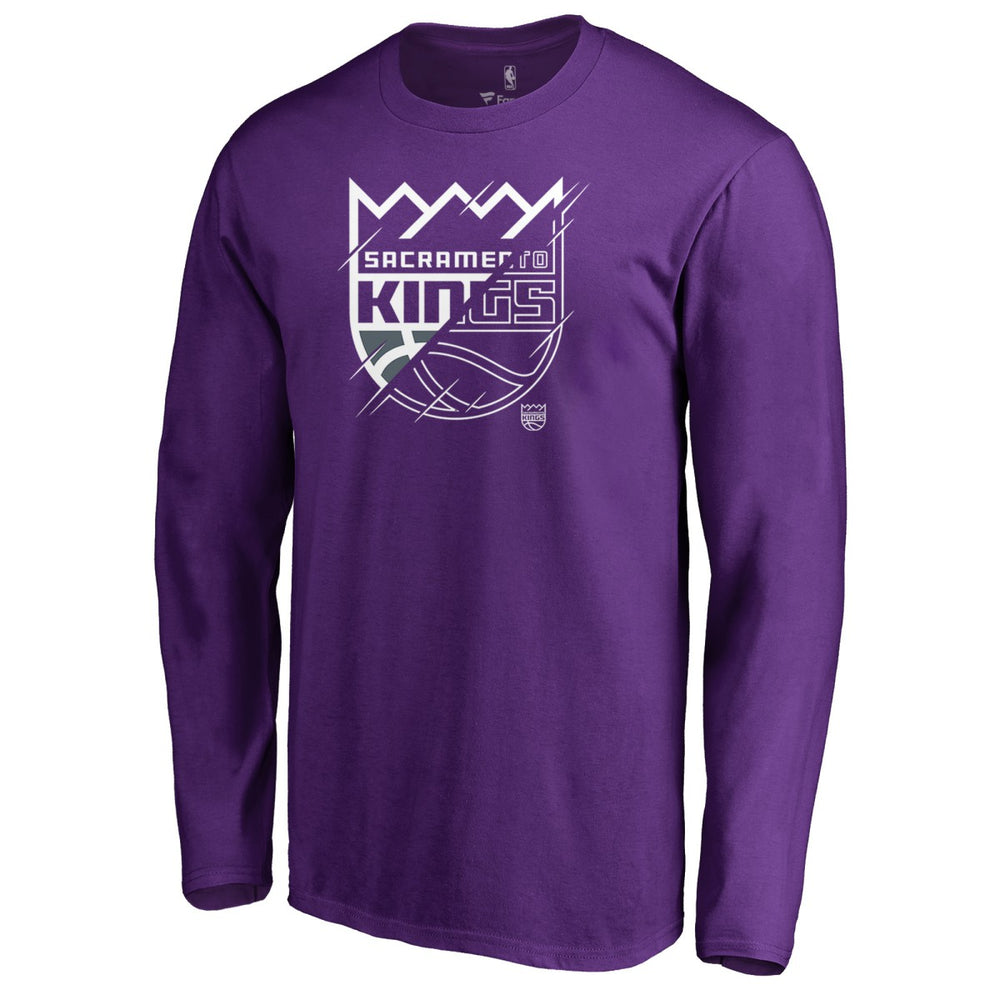Purple Sacramento Kings X-Ray Long Sleeve T-Shirt | NBA