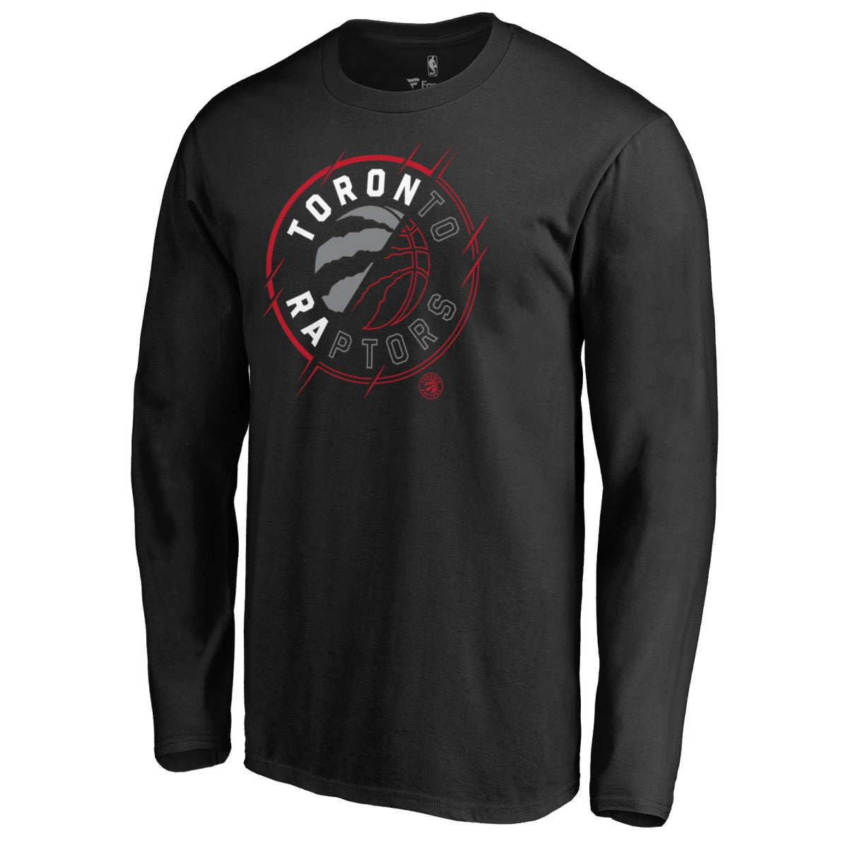 Black Toronto Raptors X-Ray Long Sleeve T-Shirt | NBA