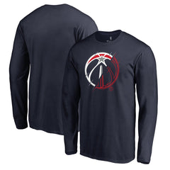 Navy Washington Wizards X-Ray Long Sleeve T-Shirt | NBA