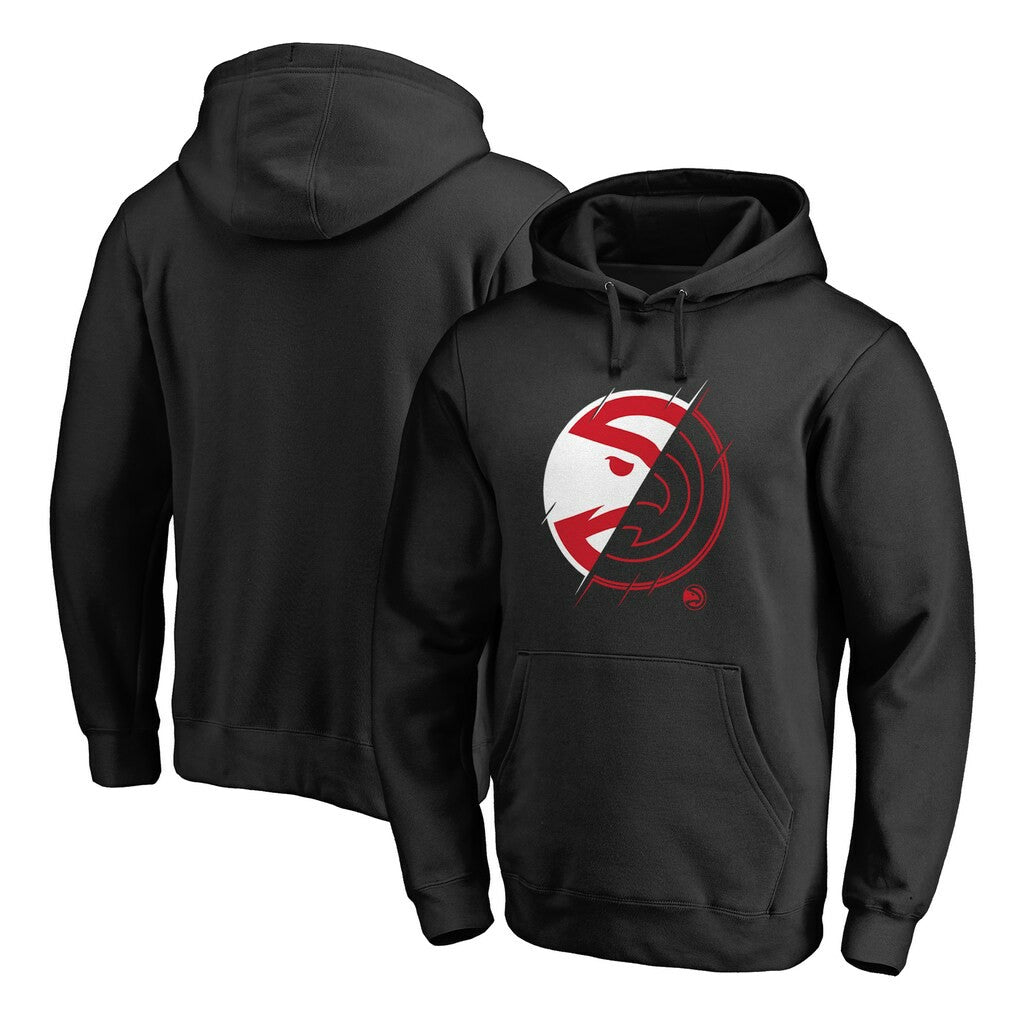 Black Atlanta Hawks X-Ray Pullover Hoodie | NBA