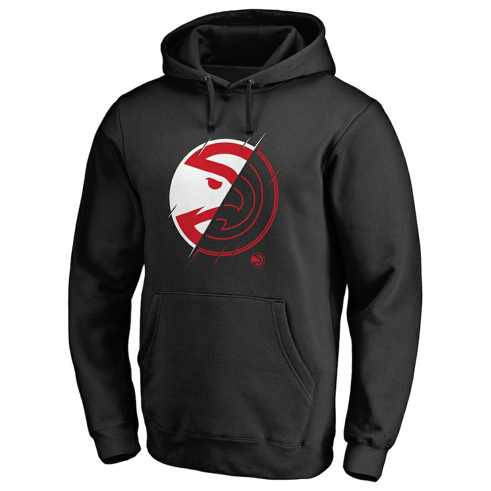 Black Atlanta Hawks X-Ray Pullover Hoodie | NBA