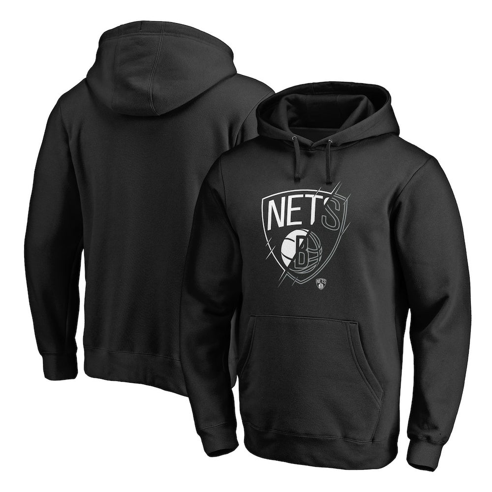 Black Brooklyn Nets X-Ray Pullover Hoodie | NBA