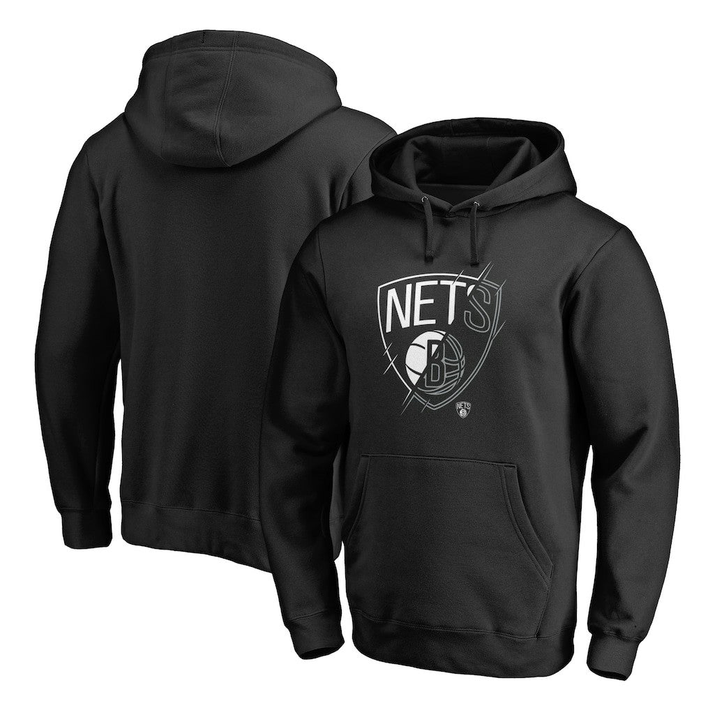 Black Brooklyn Nets X-Ray Pullover Hoodie | NBA