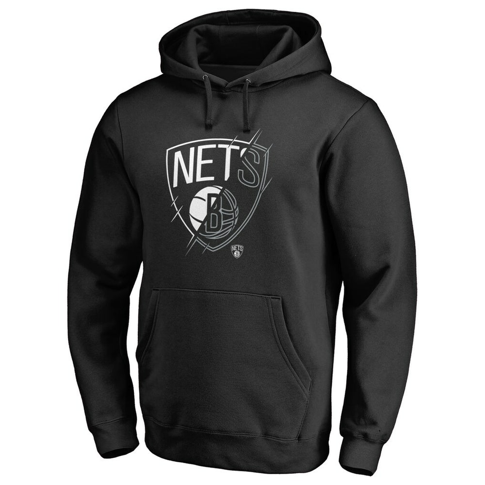 Black Brooklyn Nets X-Ray Pullover Hoodie | NBA