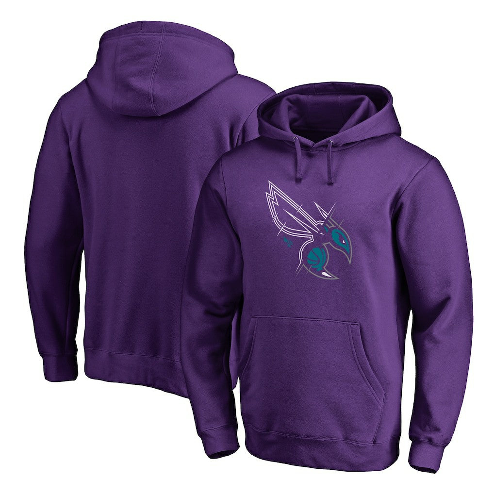 Purple Charlotte Hornets X-Ray Pullover Hoodie | NBA