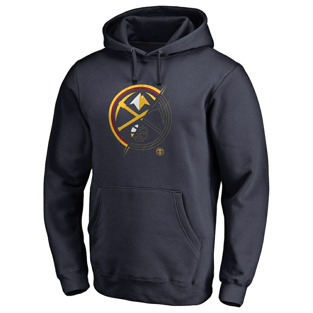 Navy Denver Nuggets X-Ray Pullover Hoodie sale | NBA