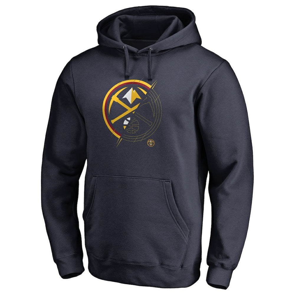 Navy Denver Nuggets X-Ray Pullover Hoodie sale | NBA