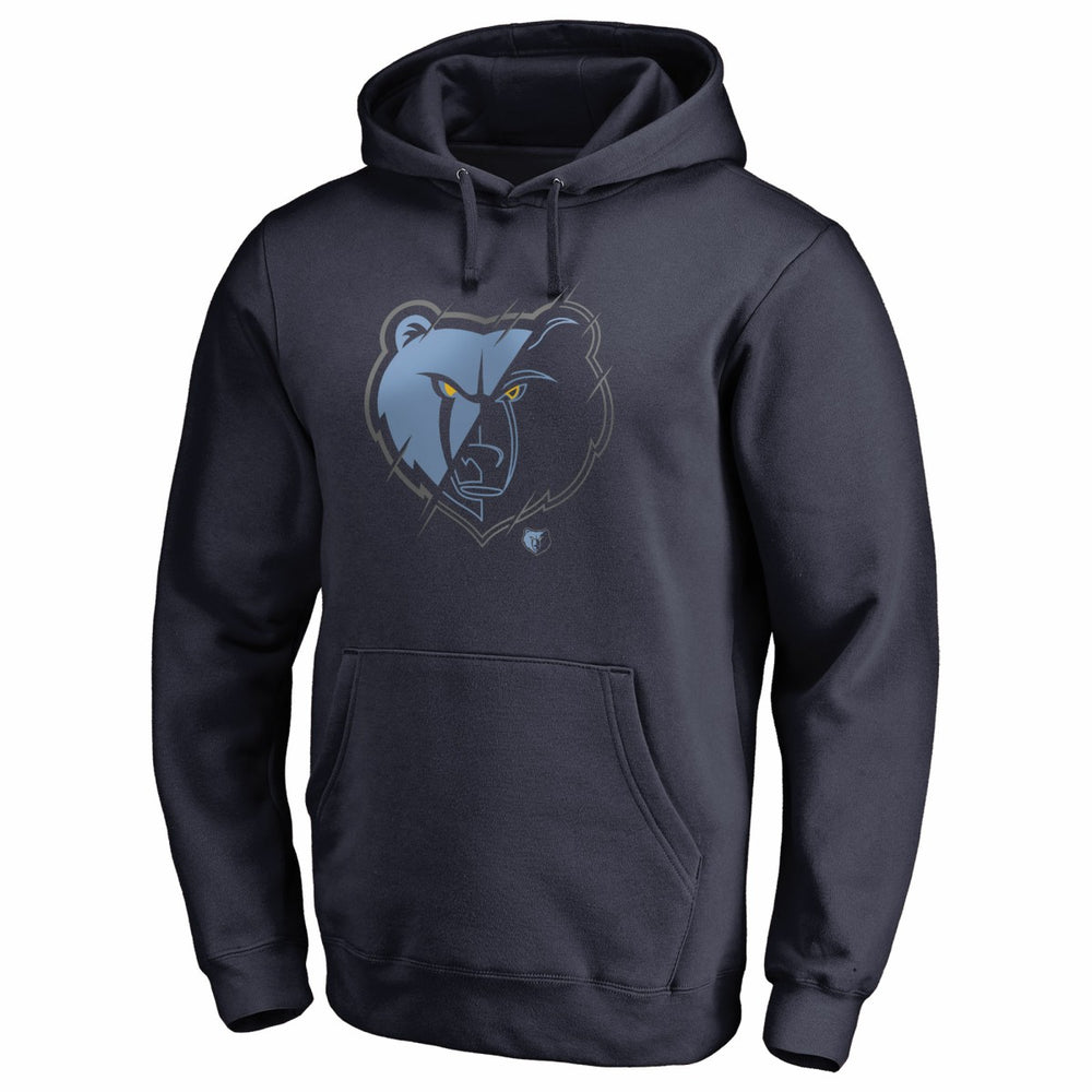 Navy Memphis Grizzlies X-Ray Pullover Hoodie | NBA
