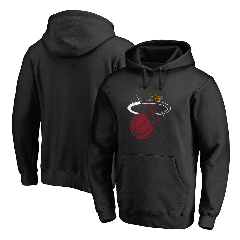 Black Miami Heat X-Ray Pullover Hoodie | NBA