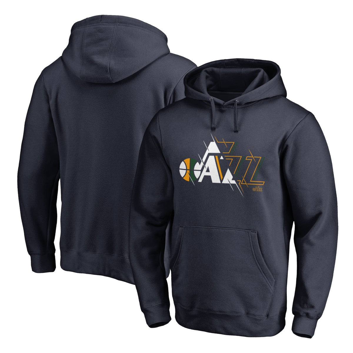 Navy Utah Jazz X-Ray Pullover Hoodie | NBA