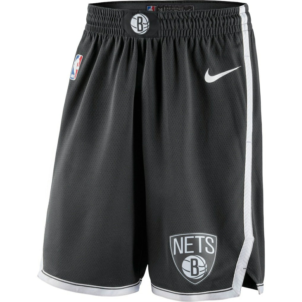 Black Brooklyn Nets 2019/20 Icon Edition Swingman Shorts | NBA