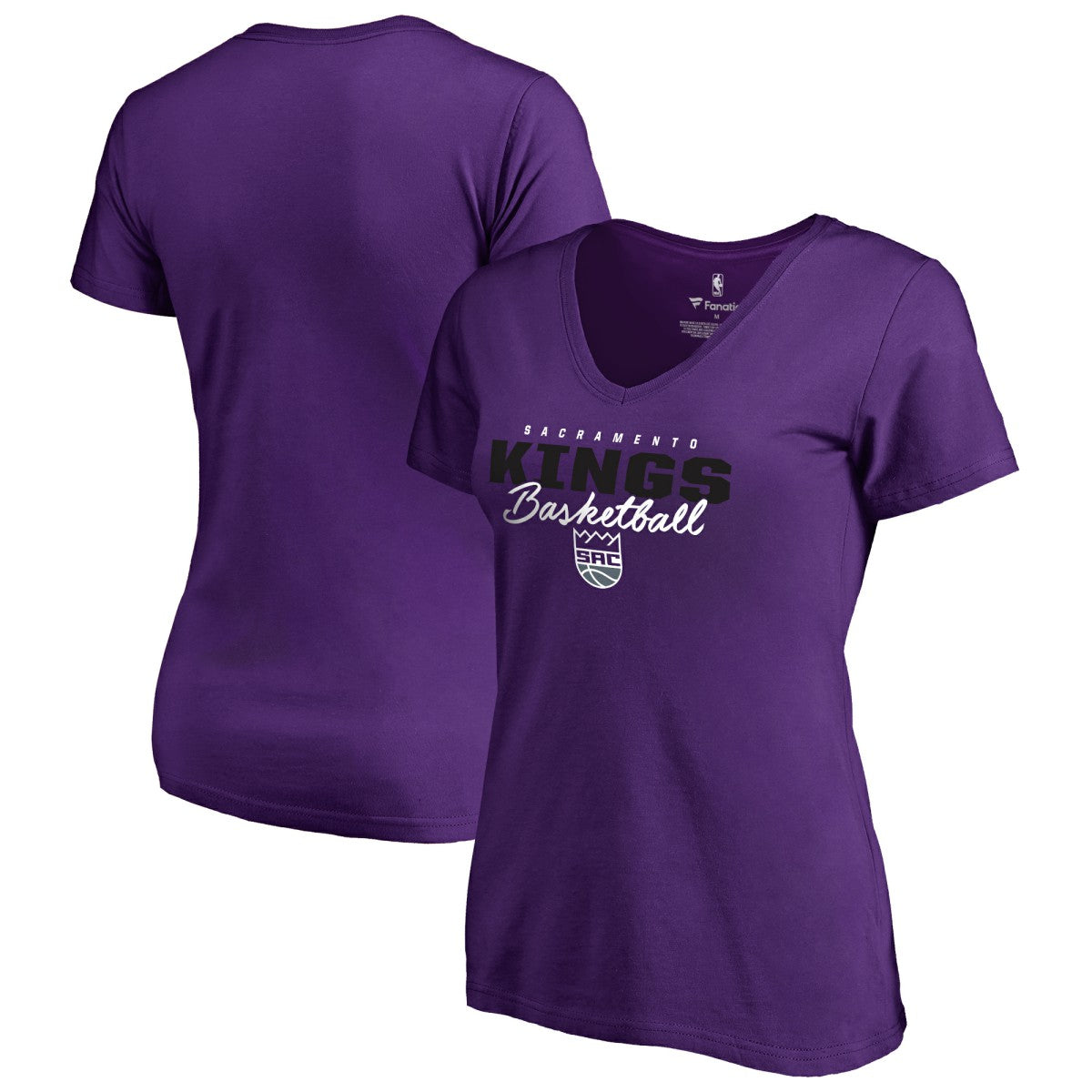 Purple Sacramento Kings Women's Script Assist T-Shirt | NBA