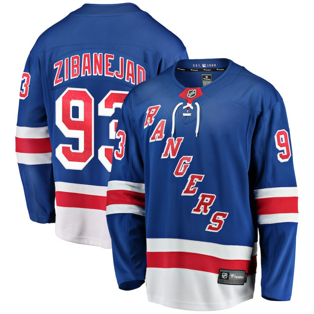 Mika Zibanejad New York Rangers Fanatics Home Breakaway Player Jersey -  NHL Jerseys