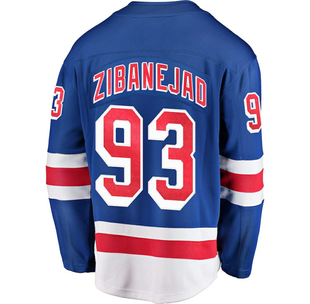 Mika Zibanejad New York Rangers Fanatics Home Breakaway Player Jersey -  NHL Jerseys