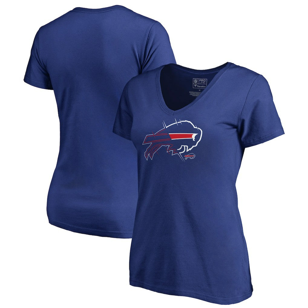 Buffalo Bills Women's X-Ray Slim Fit V-Neck T-Shirt | NFL On sale