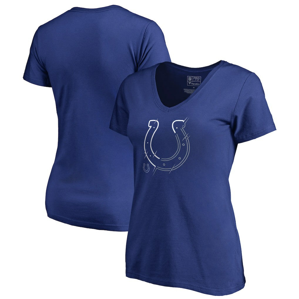 Indianapolis Colts Women's X-Ray Slim Fit V-Neck T-Shirt | NFL Sale