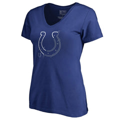 Indianapolis Colts Women's X-Ray Slim Fit V-Neck T-Shirt | NFL Sale