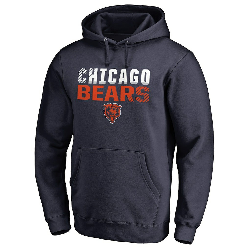 Chicago Bears Iconic Collection Fade Out Pullover Hoodie | NFL Hot