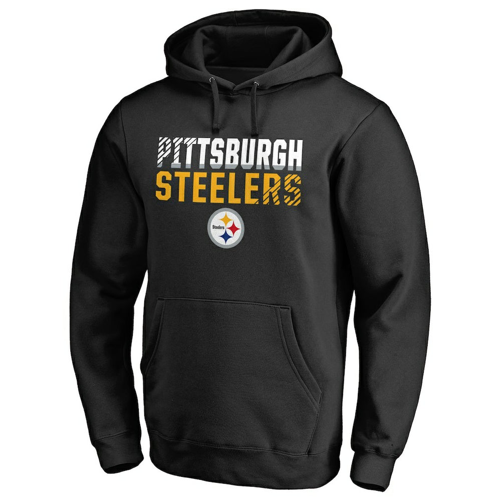Pittsburgh Steelers Iconic Collection Fade Out Pullover Hoodie | NFL US