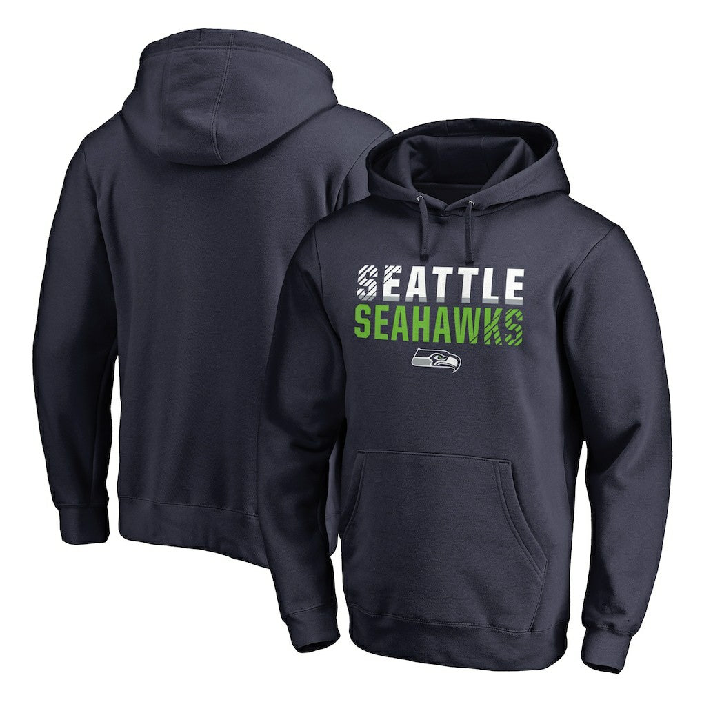 Seattle Seahawks Iconic Collection Fade Out Pullover Hoodie | NFL Near me