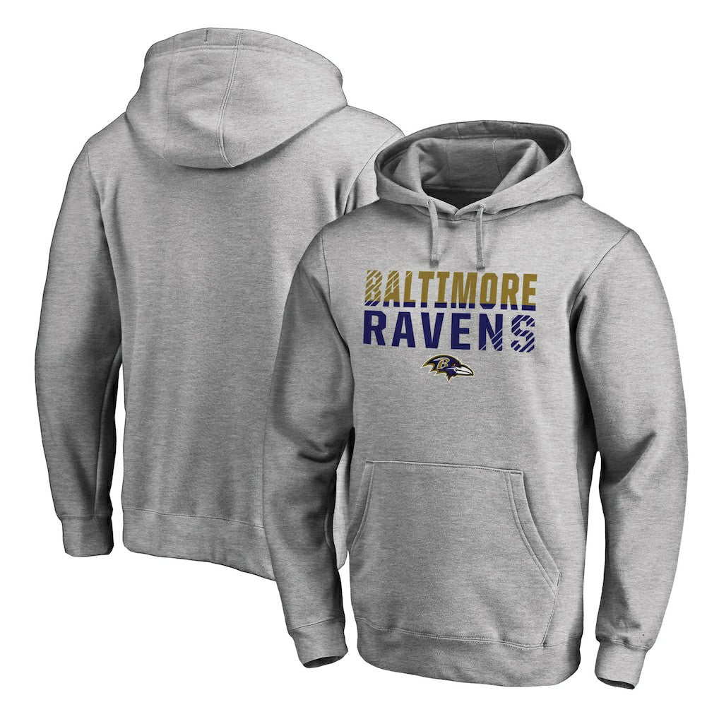 Baltimore Ravens Iconic Collection Fade Out Pullover Hoodie | NFL Online