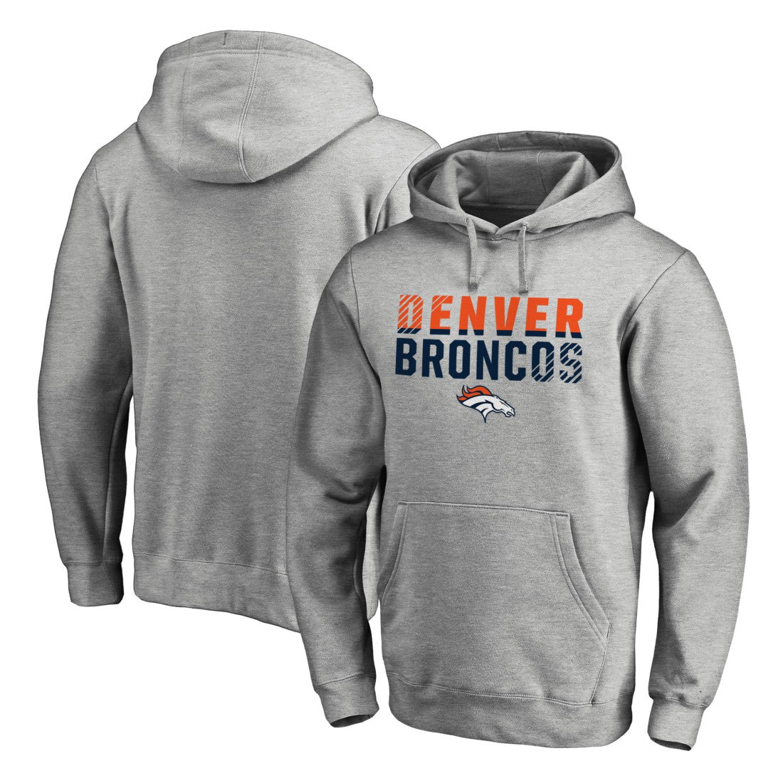 Denver Broncos Iconic Collection Fade Out Pullover Hoodie | NFL On sale